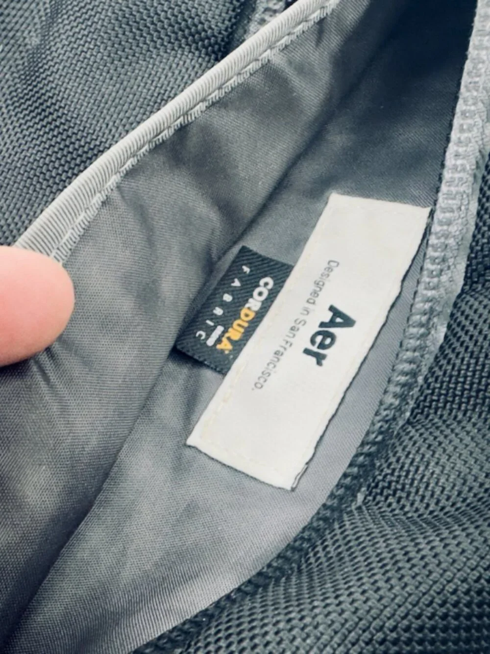 Aer Day Sling Original - Black Cordura Ballistic Nylon Crossbody Bag